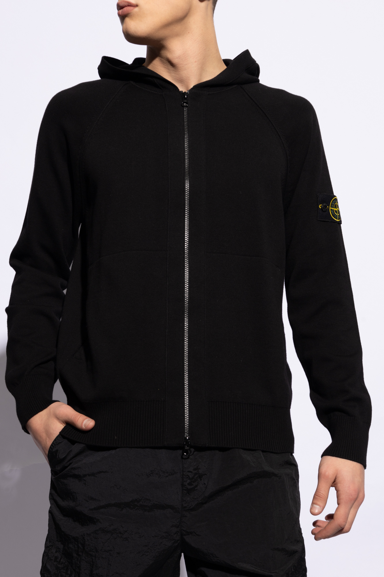 Stone Island Hoodie with logo | Men's Clothing | Vitkac